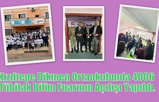 Kızıltepe Dikmen Ortaokulunda 4006 Tübitak Bilim...
