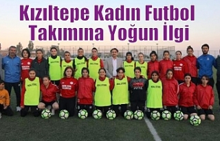 Kızıltepe Kadın Futbol Takımına Yoğun İlgi