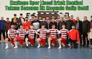 Kızıltepe Spor Lisesi Erkek Hentbol Takımı Sezonun...