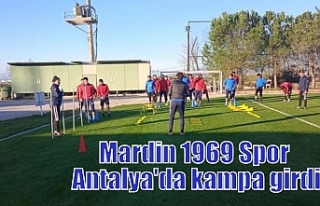 Mardin 1969 Spor Antalya'da kampa girdi