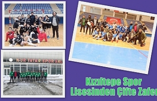 Kızıltepe Spor Lisesinden Çifte Zafer