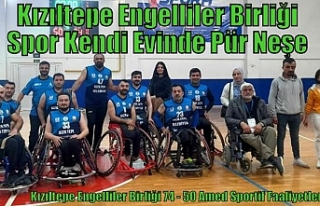 Kızıltepe Engelliler Birliği Spor Kendi Evinde...