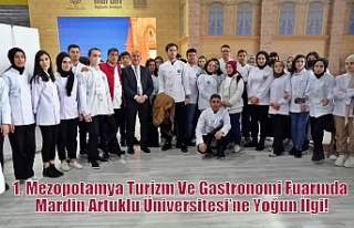 1. Mezopotamya Turizm Ve Gastronomi Fuarında Mardin...