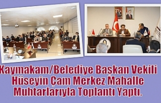 Kaymakam/Belediye Başkan Vekili Hüseyin Çam Merkez...