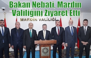 Bakan Nebati, Mardin Valiliğini Ziyaret Etti