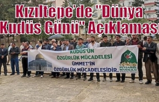 Kızıltepe’de "Dünya Kudüs Günü"...