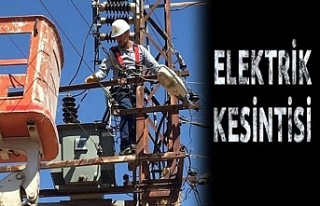 Kızıltepe’de Elektrik Kesintisi Duyurusu