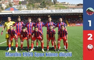 Mardin 1969 Spor küme düştü