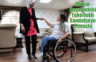 Mizgin Hayalindeki Tekerlekli Sandalyeye Kavuştu