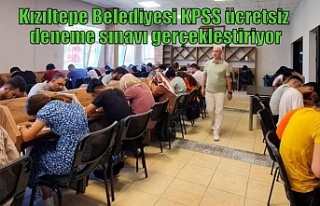 Kızıltepe Belediyesi KPSS ücretsiz deneme sınavı...