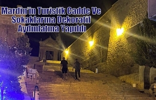 Mardin’in Turistik Cadde Ve Sokaklarına Dekoratif...