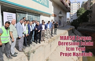 MARSU Zergan deresinin ıslahı için yeni proje hazırladı