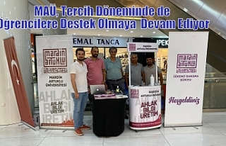 MAÜ, Tercih Döneminde de Öğrencilere Destek Olmaya...