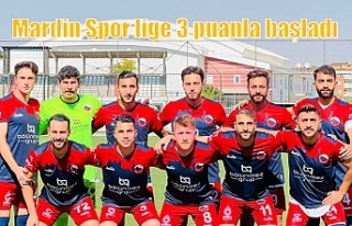 Mardin Spor lige 3 puanla başladı