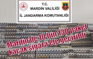 Mardin’de 10 bin 130 paket kaçak sigara ele geçirildi
