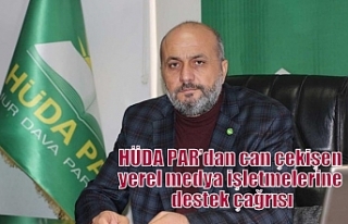 HÜDA PAR’dan can çekişen yerel medya işletmelerine...