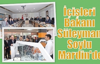 İçişleri Bakanı Süleyman Soylu Mardin'de