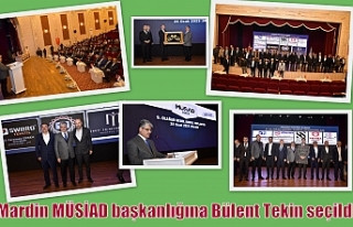 Mardin MÜSİAD başkanlığına Bülent Tekin seçildi