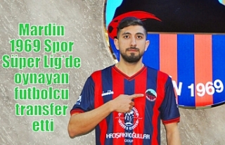 Mardin 1969 Spor Süper Lig’de oynayan futbolcu...