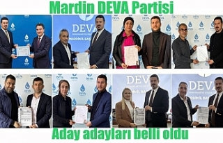 Mardin DEVA Partisi aday adayları belli oldu