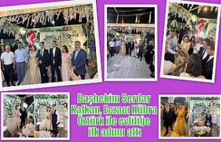 Başhekim Serdar Kalkan, Eczacı Kübra Öztürk ile...