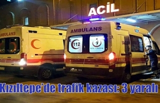 Kızıltepe’de trafik kazası: 3 yaralı