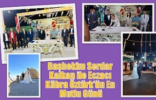 Başhekim Serdar Kalkan ile Eczacı Kübra Öztürk'ün...