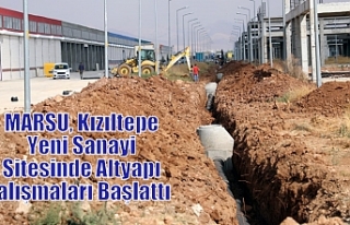MARSU, Kızıltepe Yeni Sanayi Sitesinde Altyapı...
