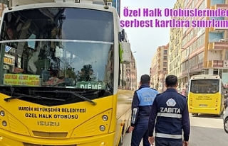 Özel Halk Otobüslerinden serbest kartlara sınırlama!