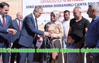 Sürü elemanına donanımlı ekipman dağıtıldı