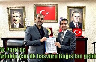 Ak Parti’de Artuklu için ilk başvuru Bağış’tan...