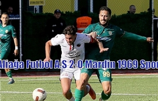 Aliağa Futbol A.Ş 2-0 Mardin 1969 Spor