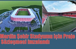 Mardin Şehir Stadyumu için Proje Sözleşmesi imzalandı