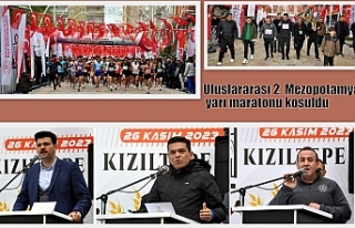 Uluslararası 2. Mezopotamya yarı maratonu koşuldu