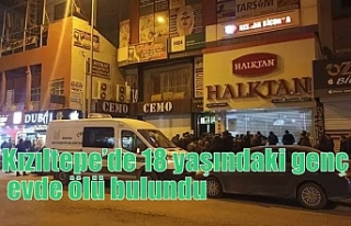 Kızıltepe’de 18 yaşındaki genç evde ölü bulundu