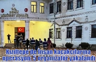 Kızıltepe’de İnsan kaçakçılarına operasyon:...