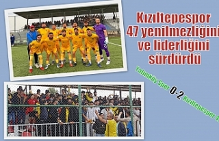 Kızıltepespor 47 yenilmezliğini ve liderliğini...