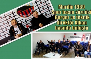 Mardin 1969 Spor basın sözcüsü Gürgör ve teknik...