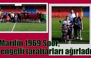 Mardin 1969 Spor, engelli taraftarları ağırladı