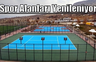 Spor Alanları Yenileniyor