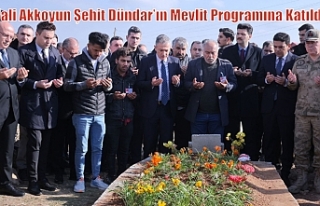 Vali Akkoyun Şehit Dündar’ın Mevlit Programına...