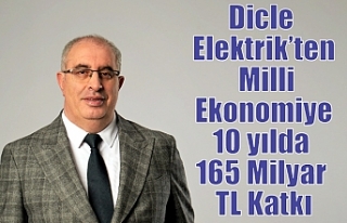 Dicle Elektrik’ten Milli Ekonomiye 10 yılda 165...