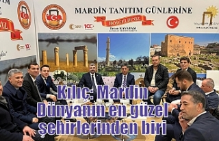 Kılıç: Mardin Dünyanın en güzel şehirlerinden...