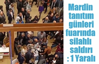 Mardin tanıtım günleri fuarında silahlı saldırı:...