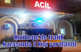 Kızıltepe’de trafik kazasında 2 kişi yaralandı