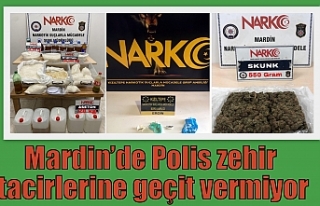 Mardin’de Polis zehir tacirlerine geçit vermiyor