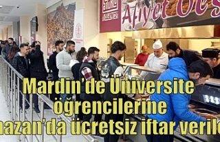 Mardin’de Üniversite öğrencilerine Ramazan’da...