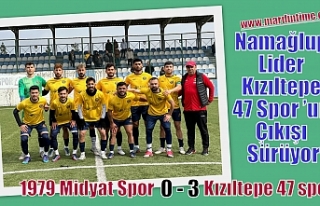 Namağlup Lider Kızıltepe 47 Spor ’Un Çıkışı...