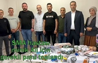 SMA hastası minik Ali için gerekli para toplandı