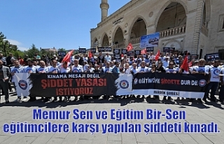 Memur Sen ve Eğitim Bir-Sen eğitimcilere karşı...